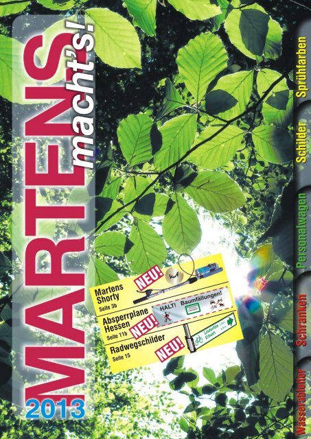 Martens Katalog 2013 - MARTENS Forsttechnik GmbH