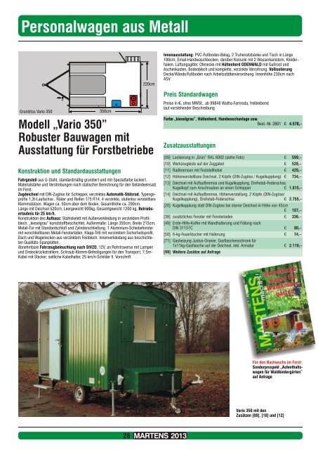 Martens Katalog 2013 - MARTENS Forsttechnik GmbH