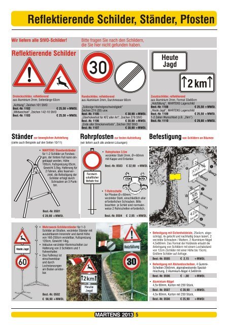 Martens Katalog 2013 - MARTENS Forsttechnik GmbH