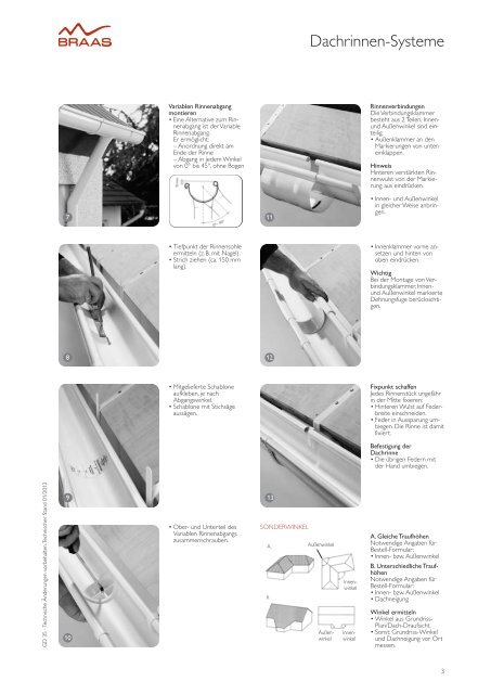 DACHRINNEN-SYSTEME. - Braas