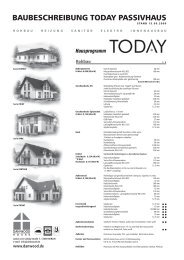 Baubeschreibung Today Passivhaus (PDF) - Danwood