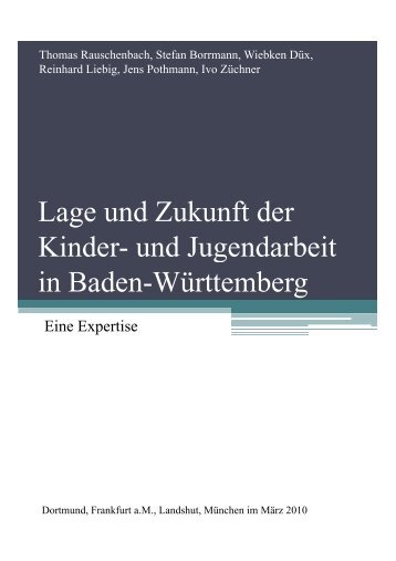 und Jugendarbeit in Baden-Württemberg - Arbeitsgemeinschaft der ...