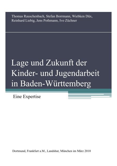 und Jugendarbeit in Baden-Württemberg - Arbeitsgemeinschaft der ...