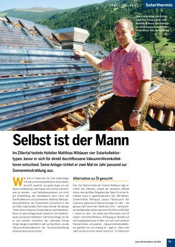 Selbst ist der Mann - 4-Solar