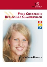 aktuellen Flyer - Freie Christliche Bekenntnisschule Gummersbach