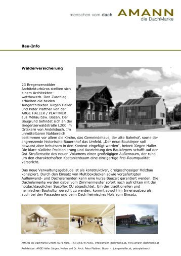 Bau-Info Wälderversicherung