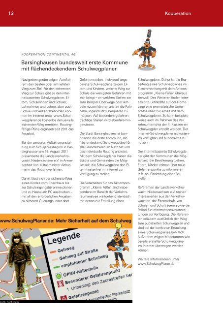 Jahresbericht 2011 - Landesverkehrswacht Niedersachsen eV