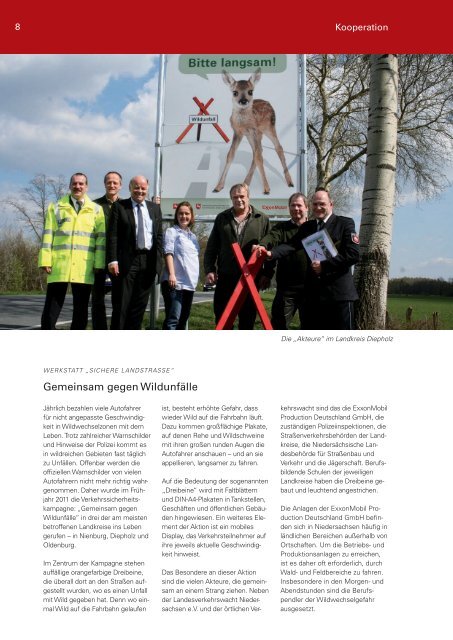 Jahresbericht 2011 - Landesverkehrswacht Niedersachsen eV
