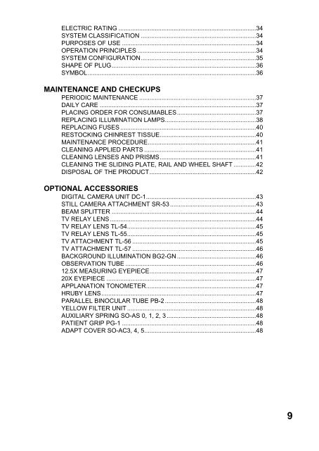 Instruction Manual - Topcon SL-D2 - Cal Coast Ophthalmic ...