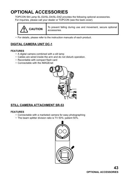 Instruction Manual - Topcon SL-D2 - Cal Coast Ophthalmic ...