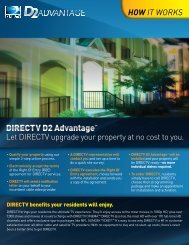 DIRECTV D2 Advantage™