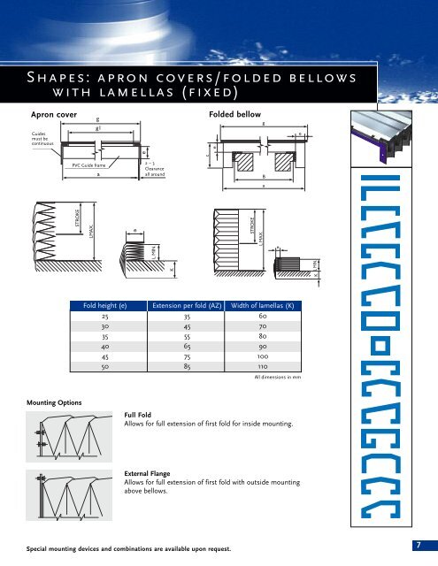 FOLDED BELLOWs - Hennig Inc