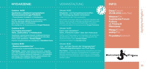 program WrzesieÅ„ 2012 - Austriackie Forum Kultury