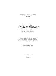 MISCELLANEA 2005 2006.pdf - Liceo Ginnasio Statale Orazio di ...