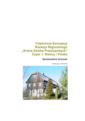 Trójstronna Koncepcja Rozwoju Regionalnego ... - Korkonosze