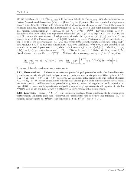 G. Gilardi, Analisi Funzionale - Dipartimento di Matematica