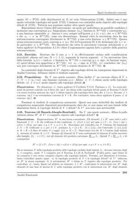 G. Gilardi, Analisi Funzionale - Dipartimento di Matematica