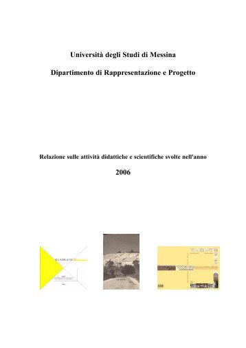 Relazione sulle attività didattiche e scientifiche svolte nell