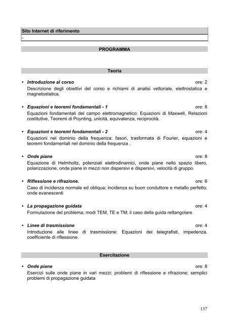 Facoltà di Ingegneria - Udu Lecce