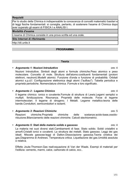 Facoltà di Ingegneria - Udu Lecce