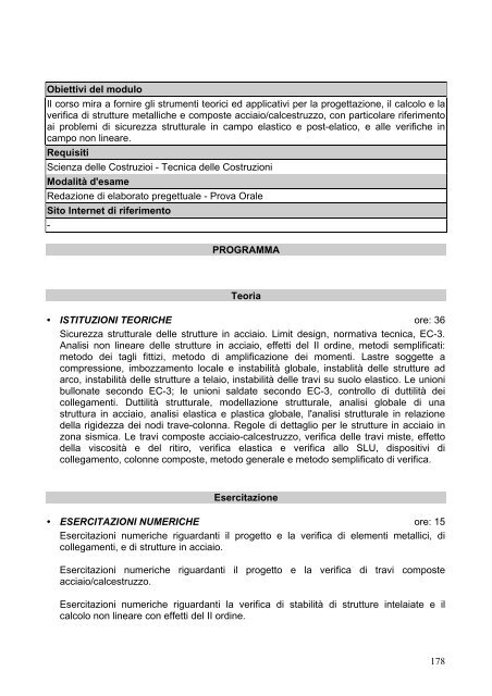 Facoltà di Ingegneria - Udu Lecce