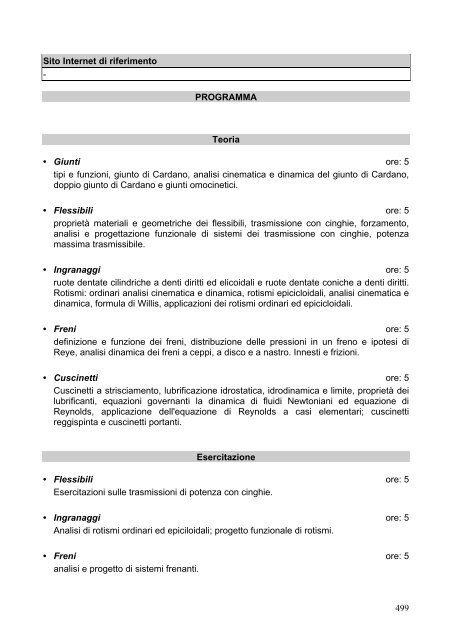 Facoltà di Ingegneria - Udu Lecce