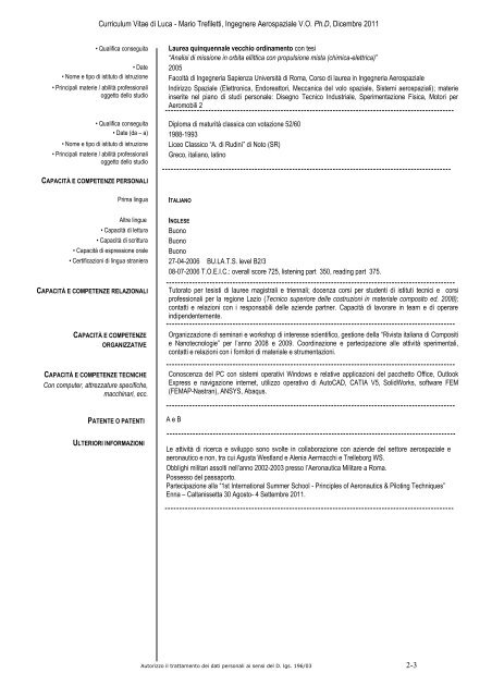 Curriculum vitae ricercatore 08 image