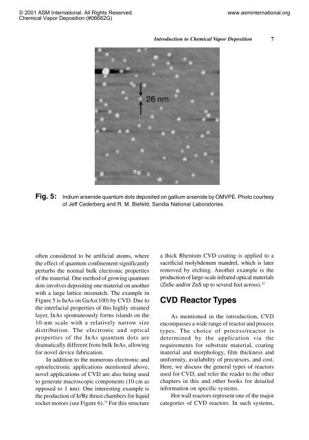 Chapter 1 Introduction to Chemical Vapor Deposition (CVD)