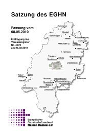 SATZUNG des Evangelischen Gemeinschaftsverbandes  Hessen ...