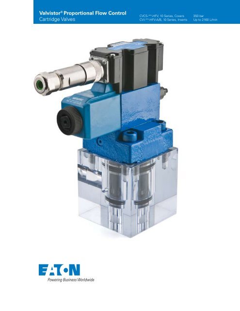 Valvistor® Proportional Flow Control - Eaton Corporation