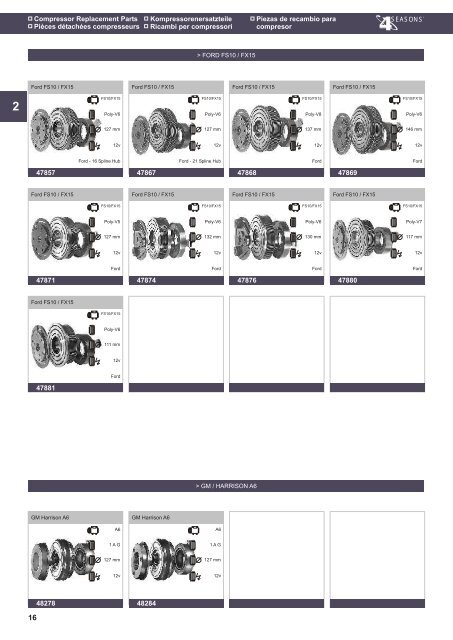 4 Seasons 47939 A//C Compressor Clutch