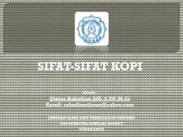 Sifat-sifat-Kopi