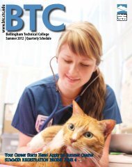 BTC Summer Quarterly Schedule - Bellingham Technical College ...