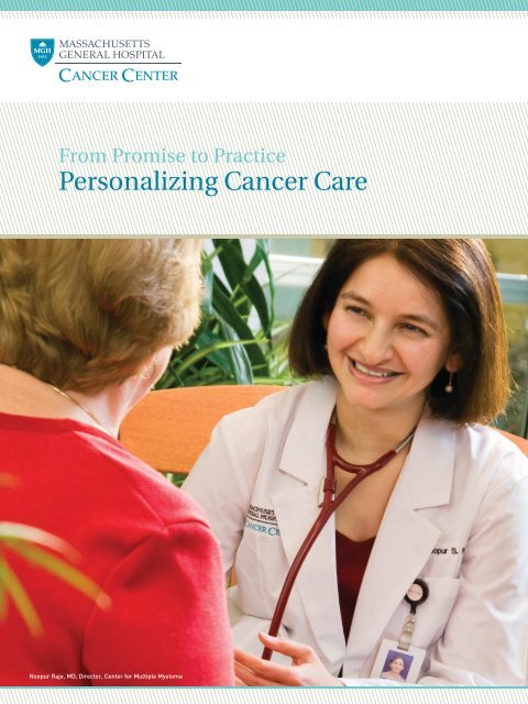 Personalizing Cancer Care - Massachusetts General Hospital