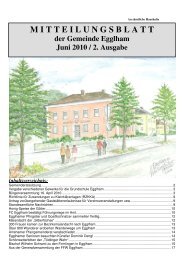 Mitteilungsblatt Juni 2010 - Egglham