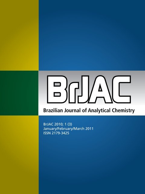 Brazilian Journal of Analytical Chemistry - BRJAC - Brazilian Journal ...