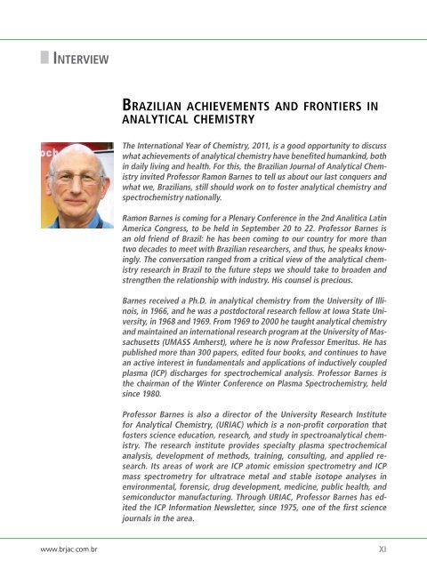 Brazilian Journal of Analytical Chemistry - BRJAC - Brazilian Journal ...