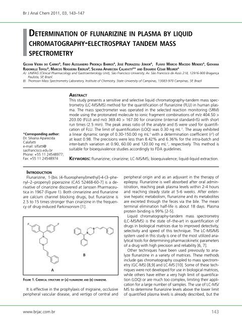 Brazilian Journal of Analytical Chemistry - BRJAC - Brazilian Journal ...