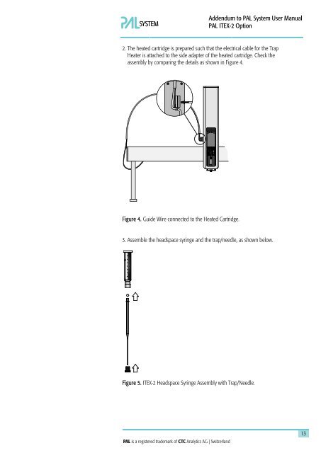 Addendum to PAL User Manual Installation and ... - PAL System