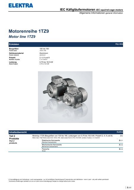 IE2-Motoren - Elektra Handelsgesellschaft mbH