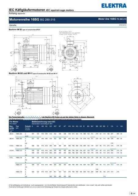 IE2-Motoren - Elektra Handelsgesellschaft mbH