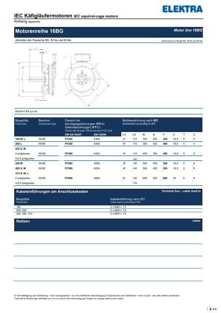 IE2-Motoren - Elektra Handelsgesellschaft mbH