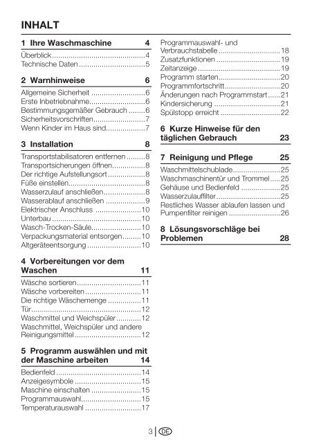 Bedienungsanleitung - Elektra Bregenz