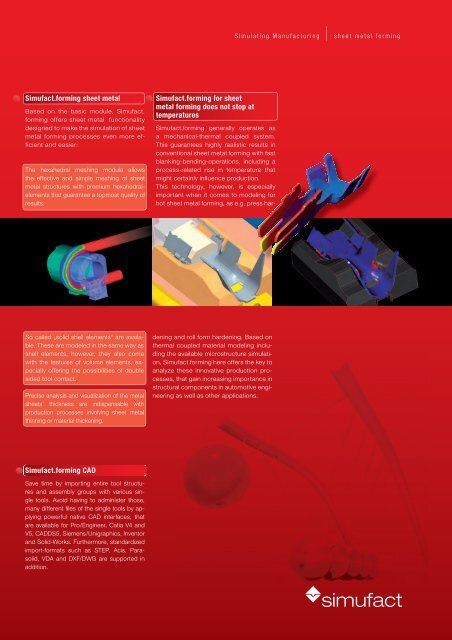 Simufact.forming The simulation solution for bulk sheet metal ...