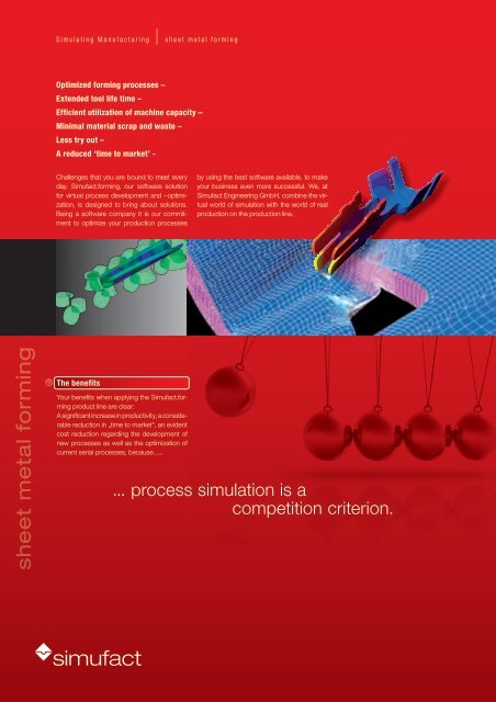 Simufact.forming The simulation solution for bulk sheet metal ...