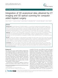 Integration of 3D anatomical data obtained by CT ... - 3D Slicer