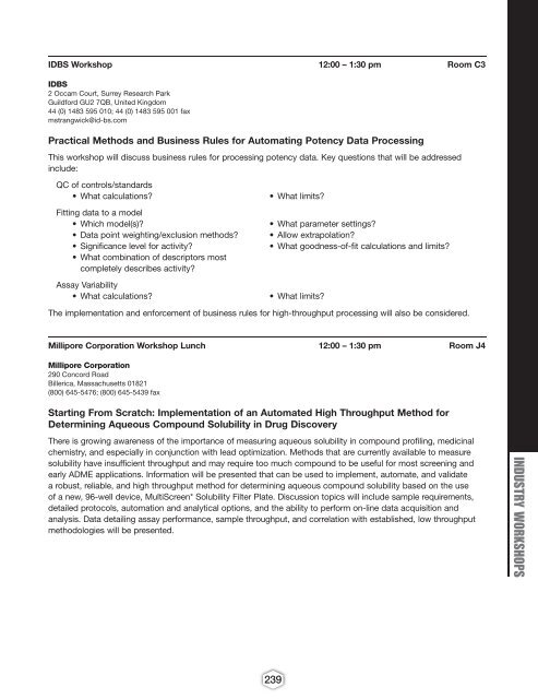 omation mbers - Society for Laboratory Automation and Screening