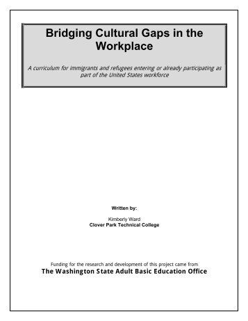 Gaps in the Workplace - Washington State Board for Community ...