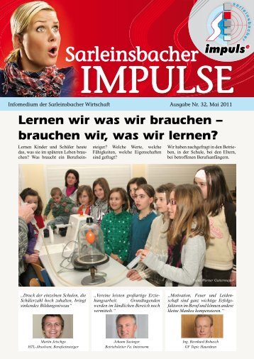 Impulse 32, Mai 2011 neue Datei.indd - Marktgemeinde Sarleinsbach