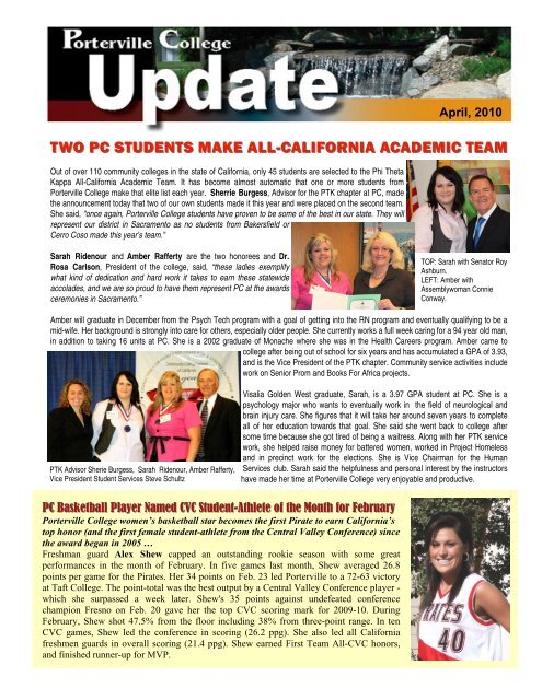 What A Year It Has Been Porterville College